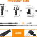 18FT Reach Light Bulb Changer for High Ceilings with Telescopic Extension Pole3-12FT Light Bulb Extension Pole Changer with Baskets and Suction Cup for High Ceilings and Recessed Lights