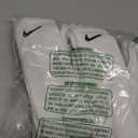 Nike Unisex Adult Everyday Cushioned Training Ankle Socks (6-Pack) (White/Black)