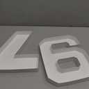 2 Pcs 67 Themed Birthday Party Decorations Six Seven Number Fillable Tray 6 7 Ice Cream 10'' Six Seven Birthday Party Decoration Cardboard Food Letter Tray for Food Candy Cake Dessert