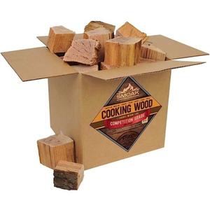 Smoak Firewoods Cooking Wood Chunks (Competition Grade) USDA Certified for Smoking, Grilling or Barbequing (RED Oak 25-30lbs 1728 Cubic in.)