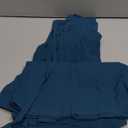 Blue linen wrap skirt, M