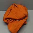 Thick Outdoor Back&Seat Cushion Covers 19193in 6Pcs for Patio Furniture with Zipper Closure and Handle, Waterproof Replacement Slipcover for Garden Rattan Chair Sofa, Orange