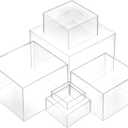 6 Pcs Clear Acrylic Risers for Display, Risers Display Stands with Hollow Bottoms Acrylic Cube Boxes Square Nesting Cubes Decorative Stand for Food Dessert Candy Jewelry Table Decor, 6 Sizes