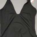 Milumia Women's Deep V Neck Halter Bodysuit Sexy Backless Slim Fit Going Out Top S