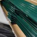 ARIFARO Fence Posts 4 Feet Sturdy Duty Metal Fence Post, Pack of 16, No Dig Garden U Post for Wire Fencing Steel Poles for Yard, Outdoor Wire (Green 16 PCS)