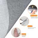 Fiberglass Window Screen Roll 36 x 100 Easy to Use Black Replacement Window Screens for House Windows or Door