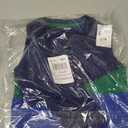 Gymboree,and Toddler Long Sleeve Henley Shirt, Blue Color Block, 12-18 Months