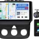 Car Stereo for Dodge Ram 1500 2500 3500 2013 2014 2015 2016 2017 2018 with Wireless CarPlay and Android Auto - 9'' Android 13, Bluetooth WiFi SWC GPS, 2+64GB (Only fit Manual AC)