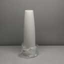 White Ceramic Floor Vase 24 Inches Tall Flower Holder Decorative Large Vases for Table Centerpieces Shelf Home Decor Living Room Branches Sky-Dried Flower Arrangement Simple Decorative (Shape 1)