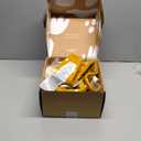 Baby Tula Cotton Free-to-Grow Baby Carrier - Adjustable, Comfortable, Newborn to Toddler Carrier - Ergonomic Fit for 7lbs to 45lbs - Back & Front Carry Options - Play (Yellow/Hearts)