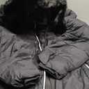 Women's Plus Size Winter Windproof Warm Down Coats Waterproof Thicken Hooded Fashions Puffer Jacket (4X, Black)