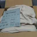 Litanika Twin/Twin XL Size Comforter Set - 5 Piece Bed in a Bag Beige, Lightweight Solid Includes Comforter, Sheets, Pillowcases & Shams