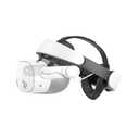KIWI design H4 Boost Comfort Battery Head Strap Accessories for Meta/Oculus Quest 3/3S, Dual Fast Charge The VR Headset and Battery Strap in 2.5h, Halo Strap Reduce Facial Pressure, Not for Quest 2