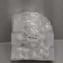 12 Piece 250ml Foam Soap Dispenser, Travel Foam Dispenser. Refillable Plastic Pump Hand Soap Bottle, Travel Essentials, Clear Container for Bathroom Vanity (White)