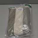 OJIA Striped Rug 24"x51" Washable Front Door Mat Outdoor Doormat Woven Entry Rug Cotton Indoor Outdoor Rug Small Checkered Rugs for Porch Kitchen Entryway Patio Bathroom (Green/White/Tan)