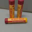 Burt's Bees Lip Balm - Pomegranate, Lip Moisturizer With Responsibly Sourced Beeswax, Tint-Free, Natural Origin Conditioning Treatment, 4 Tubes, 0.15 oz.