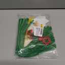 Pipe Cleaners Christmas Tree Ornaments Kit, Pipe Cleaner Craft Set for Holiday Family Activity, Handmade Christmas Hanging Decorations for Car, Wall, Mantels, Bedroom, Classroom, Office (Dark Green)