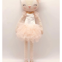 Plush Ballerina Cat Stuffed Animal for Girls Kids Birthday Gifts and Decor 15.5x4 inch