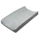 HonestBaby Organic Cotton Changing Pad Cover, Gray Heather, One Size