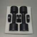 Sportneer Adjustable Dumbbells Hand Weights Set: 5 lb Dumbbell Set of 2 Each 2lb 3lb 4lb 5lb Free Weights Fast Adjust Weight 4 In 1 Weights Dumbbells Set for Women Men Home Gym Exercise Training (Carbon Black)