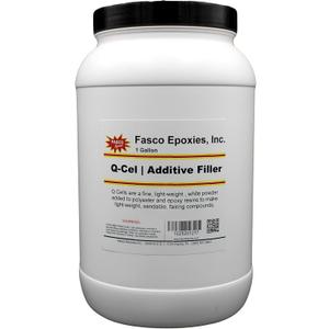 Fasco Epoxies Q-Cel Filler for Boat, Fiberglass, and Surfboard Repairs - Gallon