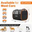 Collapsible Dog Crate for Car Travel, 25-Inch Soft Kennel