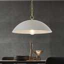 16" Pendant Lights Kitchen Island, Modern Large Pendant Light,Cement Gray Dome Pendant Lights for Kitchen Living Room Dining Room Bedroom Café