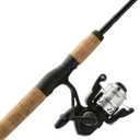Shakespeare Cirrus 6'6" Spinning Fishing Rod and Reel Combo, 2-Piece Graphite Rod Blank, Size 30 Spinning Reel, Pre-Spooled with Monofilament Fishing Line
