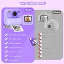 masterbee Kid Camera Instant Print Photo, Birthday Gifts for Girls and Boys, Kids Digital Camera Toys, 1080P HD Video, 3 4 5 6 7 8 9 10 11 12 Year Old Boy Gifts/Girl Gifts