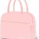 DALINDA Lunch Bag Lunch Box for Women Men Reusable Insulated Lunch Bags for Adults,Leakproof Cute Cooler Lunch Tote Bag,Large Capacity for Work Travel Picnic, Pink 