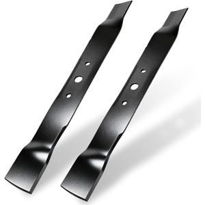 GANCO GX20249 Mulching Blades for John Deere 42 Inch Mower L110 L118 Replacement Parts Mower Accessories (Pack of 2 Lawn Mower Blades)