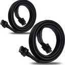 (2-Pack) 8 Pin PCIe Cable for EVGA Power Supply, PCIe 8 Pin Male to 8 Pin (6+2) Male PCI Express Power Adapter Sleeved 25-inch (63cm)
