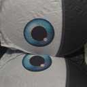 Gven- The Original Patented Car Eyes Windshield Sun Shade 2025 Windshield Cover Automotive Interior Sun Protection Front Windshield Sun Visor Protector Blocks UV Rays Keep Your Vehicle Cool (Black, S)