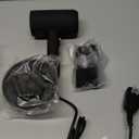 slopehill Professional Ionic Hair Dryer, Powerful 1800W Fast Drying Low Noise Blow Dryer with 2 Concentrator Nozzle 1 Diffuser Attachments for Home Salon Travel (Black)