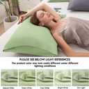 Pillowcases Queen Size 2 Pack, Cooling Viscose from Bamboo Pillow Cases with Envelope Closure, Cool & Breathable Pillow Cover for Hot Sleepers and Night Sweats, 20" x 30"