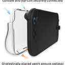 Transparent TPU Case for Nintendo Switch 2 - Shockproof Slim Unibody Back Cover with Heat Ventilation & Anti-Slip & Ergonomic Grips (Clear)