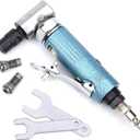 Gedu Air Die Grinder with 1/4" and 1/8" Collets Air Compressor Tool, Air Straight Grinder and Air Angle Grinder (Angle Grinder)