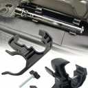 Flashlight Holder Bracket Mount for Jeep, Seat ABS Flash Light Mount No Drill Flashlight Mounts Compatible with 2018-2022 Jeep Wrangler JL Unlimited 4Door & 2020-2022 Jeep Gladiator JT