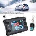 12V/24V LCD Thermostat Controller with Remote(Without Battery) for Diesel Air Parking Heater, Universal Heater Switch Replacement