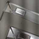 Stainless Steel Stove Gap Covers (2 Pack),Protect Gap Filler Sealing Spills in Kitchen Counter (23inch)