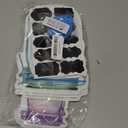 81 Pcs Reusable Mason Jar Food Storage Plastic Bags - Multi-Size Fresh Leak Proof Sandwich Snack Zipper Bags With Chalkboard Label Sticker and Silicone Funnel for Kitchen, Camping, Travel, Office