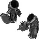 WMPHE Left & Right Side Intake Hose Compatible with Infiniti FX35 Base Sport 2009-2012, Intake Boot Tube Outlet Duct Replacement for 16576-1CB1A 16576-1CB0A- 2 PCS