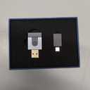 2-in-1 Mini Wireless CarPlay Adapter for Apple CarPlay & Android Auto,Upgrade Wired to Wireless, Fast Auto-Connect, Plug & Play (iOS 10+, Android 10+, 2016+ Cars)