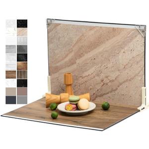 10Pcs 20Patterns Photo Backdrop Board Photography Table Top Small Shooting Kit (Small Size 16x11.5in), MDAOCRY