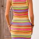 PRETTYGARDEN Womens 2026 Summer Mini Dresses Square Neck Sleeveless Tank Bodycon Striped Boho Sundress Beach Vacation Outfits (L)