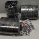 Riakrum 18 Pcs Heated Snow Melting Mats Outdoor, 10 x 30 in Winter Anti-Slip Heated Rubber Mat for Walkways Decks and Sidewalks, Electric Snow and Ice Melting Pads Connection with 9.84 ft Power Cord