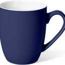 Urbanstrive 16 oz Large Coffee Mugs Set of 4 Ceramic Coffee Mug White Coffee Cups Tea Cups Idea Gift for Women Men House Warming Gifts New Home Office, Dark Blue 4 Pack