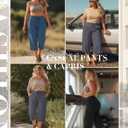 Neer 3 Pack Women's Plus Size Cotton Capris, Stretchy Wide Leg Cropped Pants with Pockets Loose Lounge Pajama Sweatpants, size : XXL