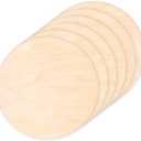 6 Pack 14 Inch Wood Rounds Circles for Crafts, Unfinished Wood Circles Wood Sign Blank, Wooden Discs for DIY Crafts, Door Hangers and Christmas Decoration