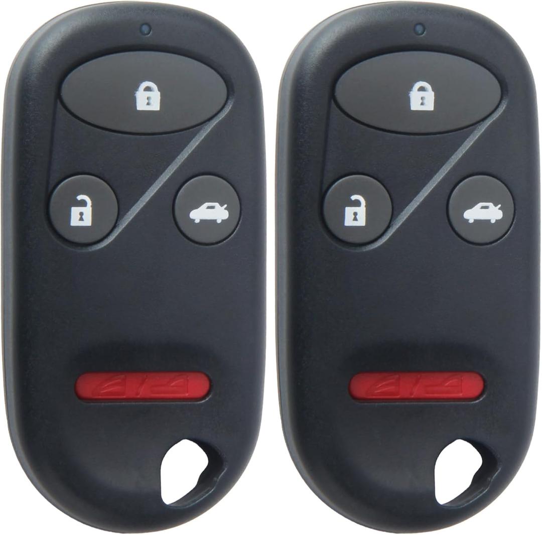 OUCG8D-344H-A Key Fob Shell Case Compatible with CR-V 2002 2003 2004 2PCS